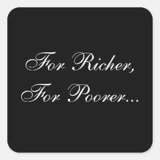 の結婚約束招待状封印 スクエアシール