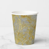 の結婚紙カップシルバーライニング 紙コップ (裏面)