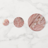 の結婚紙吹雪はピンクスとラベンダーで素敵 コンフェッティ (裏面)