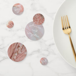 の結婚紙吹雪はピンクスとラベンダーで素敵 コンフェッティ