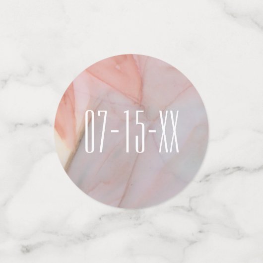 の結婚紙吹雪はピンクスとラベンダーで素敵 コンフェッティ (スモール正面)