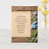 の結婚紙忘れとおしっこ カード (黄色い花)