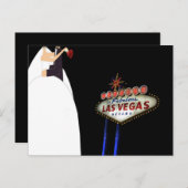 の結婚素晴らしいラスベガスのはがき ポストカード (正面/裏面)