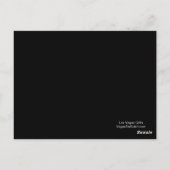 の結婚素晴らしいラスベガスのはがき ポストカード (裏面)