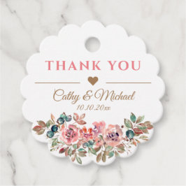 の結婚素朴な埃の多いピエレガントンクのフローラ感謝していは フェイバータグ