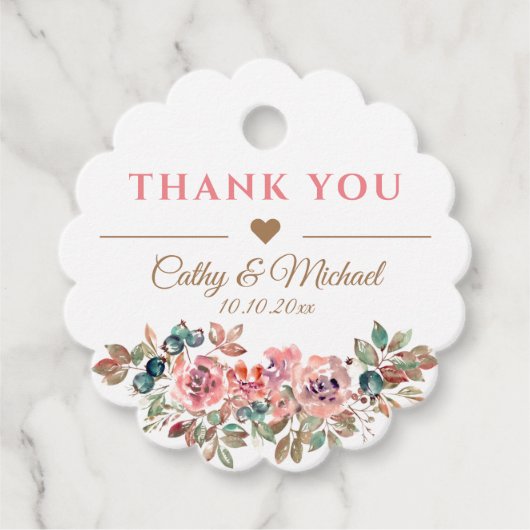 の結婚素朴な埃の多いピエレガントンクのフローラ感謝していは フェイバータグ (正面)