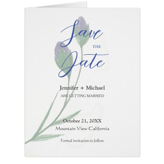 の結婚結婚ミニマル書道フローラ (正面)