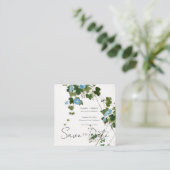 の結婚結婚ミニマル書道フローラ エンクロージャーカード (スタンド正面)