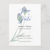 の結婚結婚ミニマル書道フローラ ポストカード (正面)