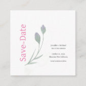 の結婚結婚書道フローラ白黒 エンクロージャーカード (正面)