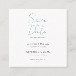 の結婚結婚生活のミニマルな書道の脚本 エンクロージャーカード