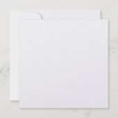 の結婚結婚生活のミニマルな書道の脚本 セーブザデート (裏面)