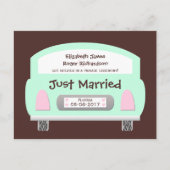 の結婚結婚行事告知はがき 案内ポストカード (正面)