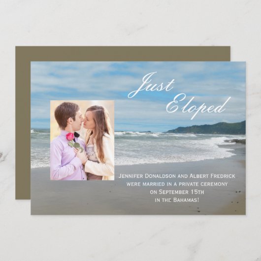 の結婚結婚行事告知招待状 案内状 (正面/裏面)