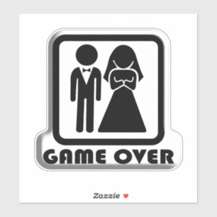 の結婚結婚 – ゲームオーバー シール