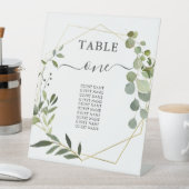 の結婚緑の席 台座サイン (インサイチュ)