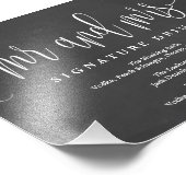 の結婚署名ドリンクの署名サイズを選択 フォトプリント            (角)