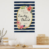 の結婚署名、歓迎の結婚署名、結婚のポスター ポスター (キッチン)