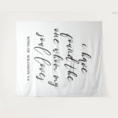 の結婚背景バナー タペストリー (正面(横))