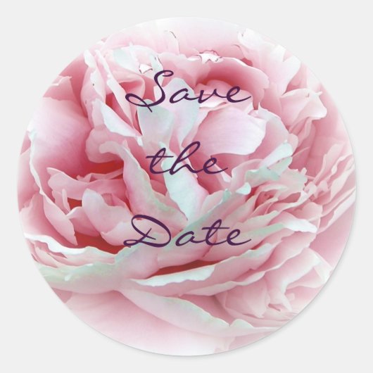 の結婚花封筒用シール ラウンドシール (正面)