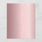 の結婚花模様ピンク色のバラガラスエレガント (裏面)