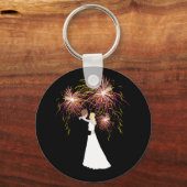 の結婚花火 キーホルダー (正面)