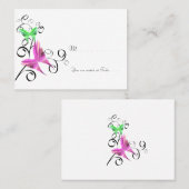 の結婚蝶座席表 プレイスカード (正面/裏面)