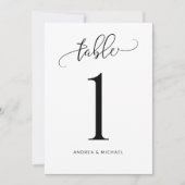 の結婚表番号おもしろい書渦巻形の道 招待状 (正面)