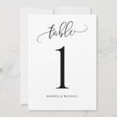 の結婚表番号おもしろい書渦巻形の道 招待状 (裏面)