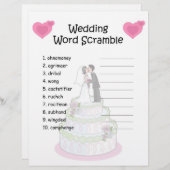 の結婚言葉のスクランブル (正面/裏面)