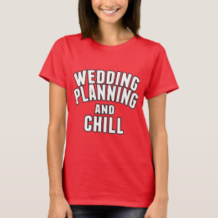 の結婚計画と寒さ Tシャツ