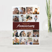 の結婚記念カスタマイズコラージュ |写真 カード (正面)