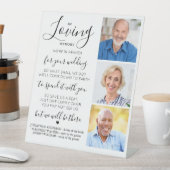 の結婚記念カスタムの写真3 Photo In Loving Memory 台座サイン (インサイチュ)