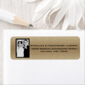 の結婚記念写真名と住所 シール (インサイチュ)