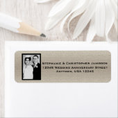 の結婚記念写真名と住所 シール (インサイチュ)