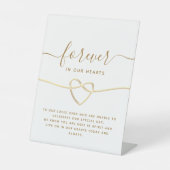 の結婚記念台座看板 台座サイン (正面)