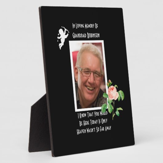 の結婚記念恋しく思の愛する人 フォトプラーク (側面)