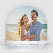 の結婚記念日と二重パーソナライズされた写真 (裏面)