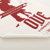 の結婚記念日のカスタマイズ可能な贈り物 シェルパブランケット (3/4)