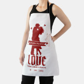 の結婚記念日のカスタマイズ エプロン (インサイチュ)