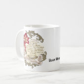 の結婚記念日のカスタムマグカップ コーヒーマグカップ (正面左)