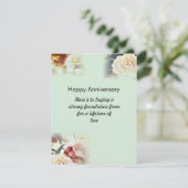 の結婚記念日のグリーティングカード 招待状 (スタンド正面)