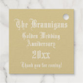 の結婚記念日のライトレターBモノグラム フェイバータグ (裏面)