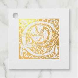 の結婚記念日のライトレターCモノグラム フェイバータグ