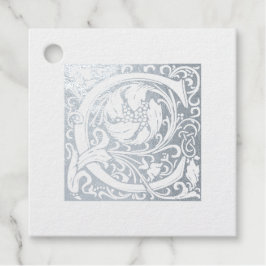 の結婚記念日のライトレターCモノグラム フェイバータグ