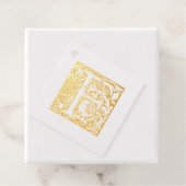 の結婚記念日のライトレターEモノグラム フェイバータグ (箱)