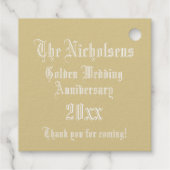 の結婚記念日のライトレターNモノグラム フェイバータグ (裏面)