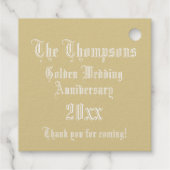 の結婚記念日のライトレターTモノグラム フェイバータグ (裏面)