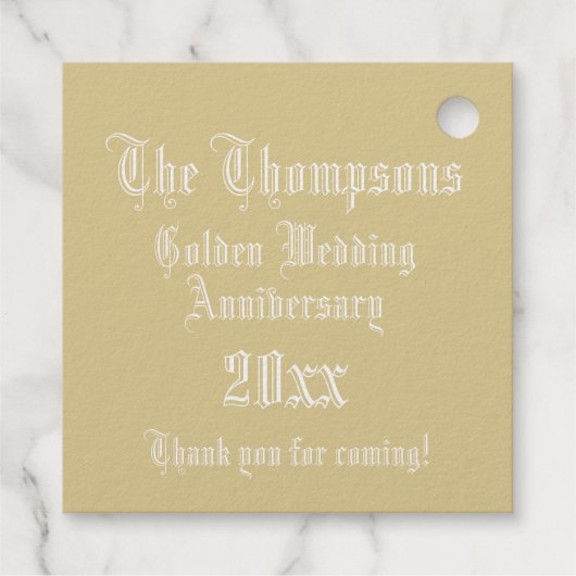 の結婚記念日のライトレターTモノグラム フェイバータグ (裏面)