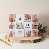 の結婚記念日の複数グリッド写真コラージュ ゲストブック